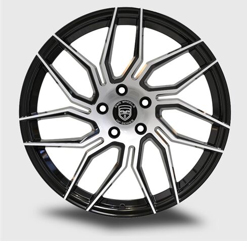 GWG HP2 Gloss Black Bruted Face 18x8 Inches ، 5x120 Bolt Pattern ، +30 RIM الإزاحة ، متوافق مع 2015 BMW 528i XDrive AWD in Saudi Arabia