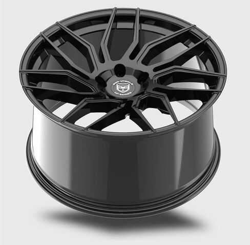 GWG HP2 Gloss Black 18x8 Inches, 5X120 Bolt Pattern, +30 Offset Rim, Compatible with 2006 BMW 325I Sedan in Saudi Arabia