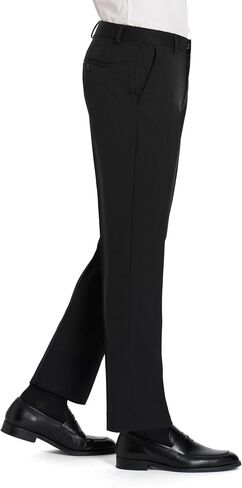 Van Heusen Men's Essential Slim Fit Flat Front Dress Pant, Stretch Fabric & Waistband, Machine Washable in Saudi Arabia