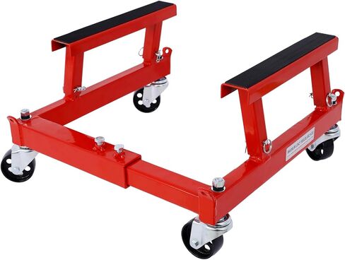 محرك دراجة نارية مهد Dolly 1500 رطل ، مهد محرك شاقية مع منصات مطاطية وعجلات 360 درجة ، وعجلات أربع عجلات in Kuwait