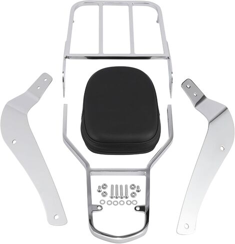 TCMT Detachable Sissy Bar Backrest Luggage Rack Fits For Suzuki Intruder Volusia VL800 2001-2011 Boulevard C50 2005-2011 in Saudi Arabia