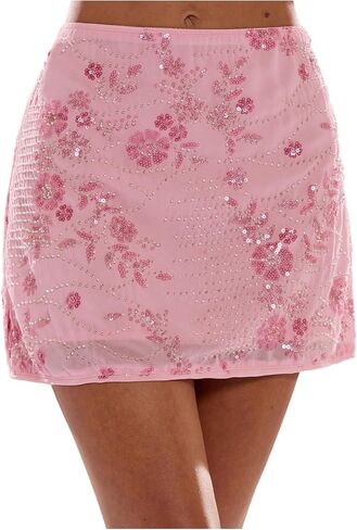 SweatyRocks ترتر نساء الشبكة المزينة بلامعة لامعة من الحفلات الحفلات النادي in Kuwait