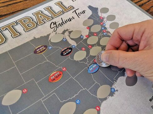 Pro Baseball Stadium Scratch Off Map; Ballpark Stadium Bucket List Poster; Baseball Stadium Travel Poster; Baseball Gift; Baseball Fan Gift in Saudi Arabia
