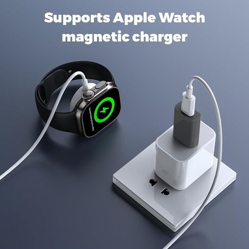 USB to USB C Adapter 2 Pack, USB-C Female to USB Male Adapter Charger Converter Compatible for Apple Watch Ultra iWatch/iPhone/Pro Max Plus/Airpods/iPad 9 10 Air 5 Mini 6/Car/Samsung Galaxy S23 S24 in Kuwait