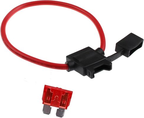 Zookoto Inline Fuse Holder 20a ، 10 AWG Gauge Wire Car Auto Blade Fuse Box 20A مقاوم للماء in Saudi Arabia