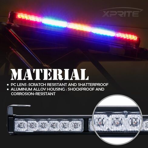 Xprite Upgraded 30" Offroad LED Rear Chase Strobe Light Bar w/Brake Reverse Turn Signal Light for Polaris RZR XP 1000 900, UTV, ATV, Side by Sides, 4x4, Trophy Truck - RZ Series RYWYR in Kuwait