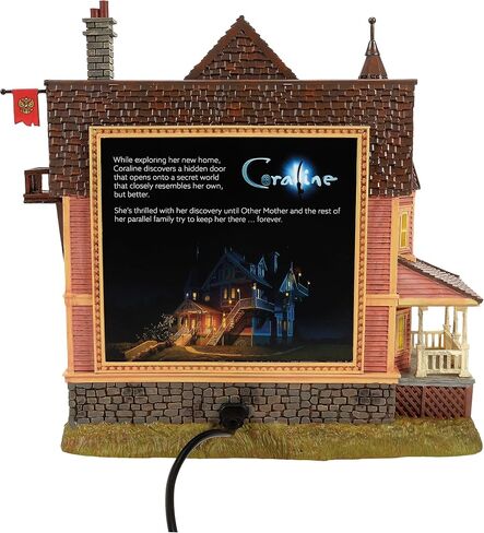 Department 56 Fright Avenue Village Coraline The Pink Palace Apartments Lit Building and Fompure ، 8.75 Int ، Multicolor in Saudi Arabia