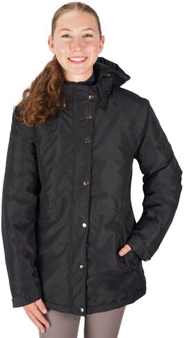 Schneiders Ladies Waterproof Insulated Winter Riding Jacket | Horse Barn & Equestrian Outerwear | 150g Insulation | Removable Hood in Saudi Arabia