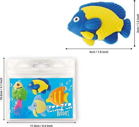 Deluxebase Erazer Buddies - Sea Turtle from Rubber Eraser Stationary Set for School. Novelty and Cute Erasers for School and Office Desk Accessories. Great Turtle School Supplies and Party Favors. in Saudi Arabia