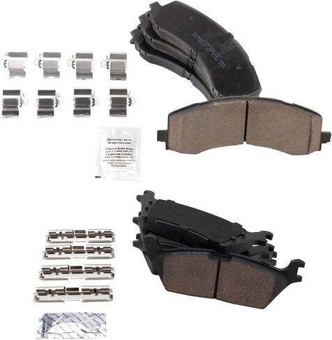 TRQ Brake Pads Ceramic Compatible with 2021 Ford F-150 in Saudi Arabia