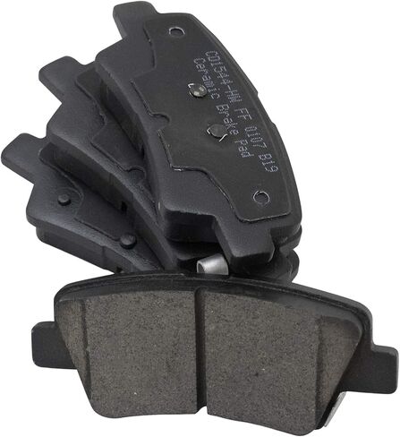 TRQ Brake Pads Ceramic Compatible with 2011-2016 Hyundai Elantra 2013-2014 Elantra Coupe 2013-2016 Elantra GT 2012-2016 Veloster in Saudi Arabia