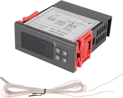 N84R 220V/30A وحدة التحكم في درجة الحرارة الرقمية RC -114M ترحيل ترحيل ترحيل -30 ~ 300 درجة مع مستشعر NTC in Saudi Arabia