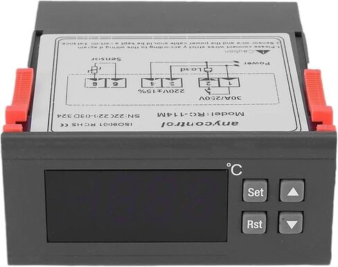 N84R 220V/30A وحدة التحكم في درجة الحرارة الرقمية RC -114M ترحيل ترحيل ترحيل -30 ~ 300 درجة مع مستشعر NTC in Saudi Arabia