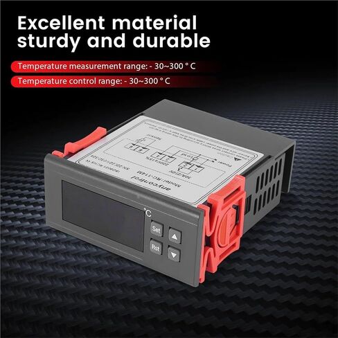 N84R 220V/30A وحدة التحكم في درجة الحرارة الرقمية RC -114M ترحيل ترحيل ترحيل -30 ~ 300 درجة مع مستشعر NTC in Saudi Arabia