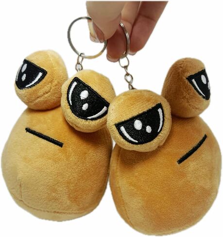 2pcs حزينة أفخم سلاسل المفاتيح الغريبة ، لعبة شخصية حزينة العاطفة plushie الأجنبي سلسلة مفاتيح ، حشو حقيبة الحيوانات الحلقة الرئيسية in Saudi Arabia