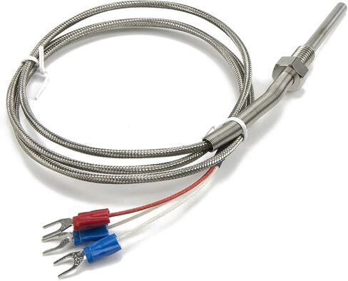 FTARP09 PT100 Type Hight Temperature 1m Metal Braided Cable 50mm Probe RTD Temperature Sensor in Saudi Arabia