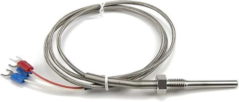 FTARP09 PT100 Type Hight Temperature 1m Metal Braided Cable 50mm Probe RTD Temperature Sensor in Saudi Arabia