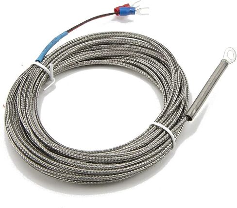 FTARR01 K E Type 7m Metal screening Cable 5mm 6mm 10mm Diameter Hole Ring Head thermocouple Temperature Sensor(E 5mm Hole) in Saudi Arabia