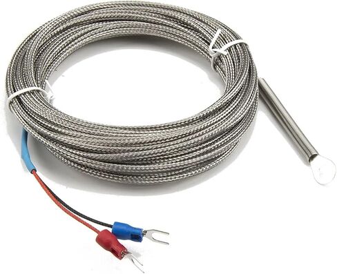 FTARR01 K E Type 7m Metal screening Cable 5mm 6mm 10mm Diameter Hole Ring Head thermocouple Temperature Sensor(E 5mm Hole) in Saudi Arabia