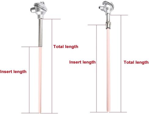FTARP06 K Type 250mm Total 150 Insert Probe طول المربع اتصال Thermocouple Sensor WRN-122 WRN-132 in Saudi Arabia