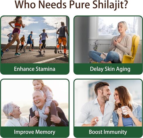 Shilajit Gummies for Men and Women I 4000mg Pure Himalayan Shilajit I 75%+ Fulvic Acid I Ashwagandha and 6+ Natural Ingredients I Non-GMO and No Added Sugar I 60 Count - BlackBerry Flavor in Saudi Arabia