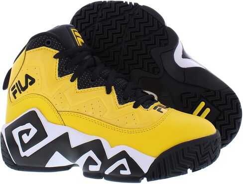 Fila Kids Mb Basketball Shoes Black/Sfty/White 1 in Saudi Arabia