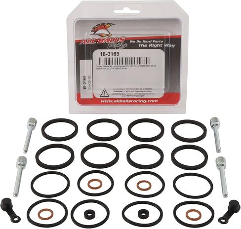جميع كرات السباق في السباق ، مجموعة Rebuild Kit 18-3169 متوافقة مع/استبدال Honda CB1100 2013-2014 ، CBR600RR 2003-2004 ، CBR954RR 2003 ، VTR1000SP 2002-2006 in Kuwait