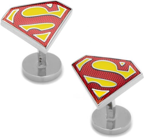 DC Comics Superman Shield Cufflinks, Officially Licensed in Saudi Arabia