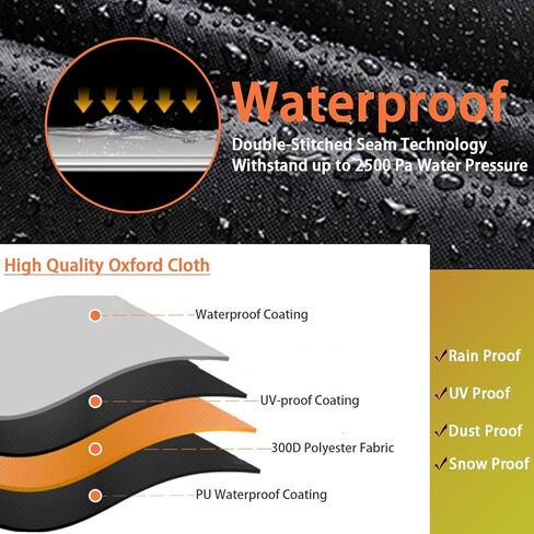 ATV غطاء مقاوم للماء - غلاف Wheeler 4 Wheeler Cover طوال الموسم غطاء رباعي الطقس مع الإبزيم لأربعة Wheeler UV Protect in Kuwait