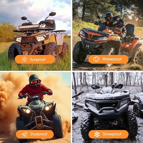 ATV غطاء مقاوم للماء - غلاف Wheeler 4 Wheeler Cover طوال الموسم غطاء رباعي الطقس مع الإبزيم لأربعة Wheeler UV Protect in Kuwait