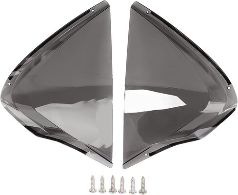 Motorcycle Leg Guard Wind Deflector for PCX 160 2021-2022, Leg Wind Deflector Accessory, Durable Resin, Smoky Gray, Fitment Kit in Saudi Arabia
