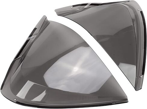 Motorcycle Leg Guard Wind Deflector for PCX 160 2021-2022, Leg Wind Deflector Accessory, Durable Resin, Smoky Gray, Fitment Kit in Saudi Arabia