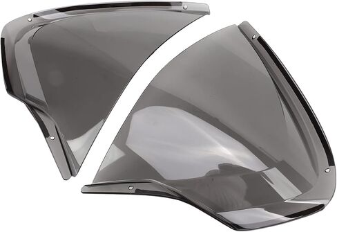 Motorcycle Leg Guard Wind Deflector for PCX 160 2021-2022, Leg Wind Deflector Accessory, Durable Resin, Smoky Gray, Fitment Kit in Saudi Arabia