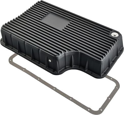 عموم زيت ناقل الحركة لعام 2011-2019 فورد 6.7L 6R140 Powerstroke ، الألومنيوم المصبوب بالخدمة الشديدة مع حشية عموم الزيت وقابس الصرف ، الأسود in Kuwait