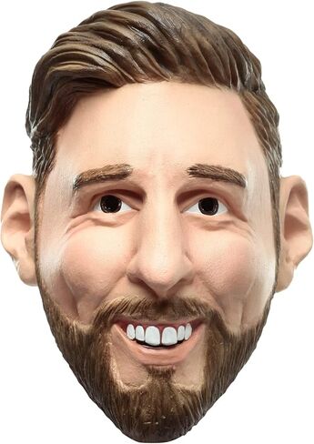 Ghoulish Productions Messi Mask Soccer Player Costume Halloween Party in Saudi Arabia