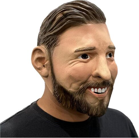 Ghoulish Productions Messi Mask Soccer Player Costume Halloween Party in Saudi Arabia