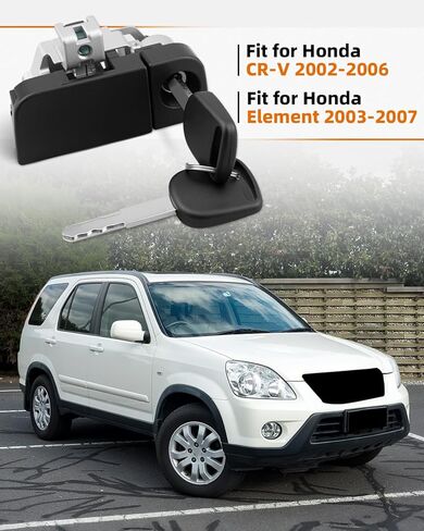 مجموعة قفل القفازات 77540-S9A-G01ZA FIT لـ Honda CR-V 2002-2006 ، Element 2003-2007 ، 77540S9AG01ZA ، Black in Kuwait