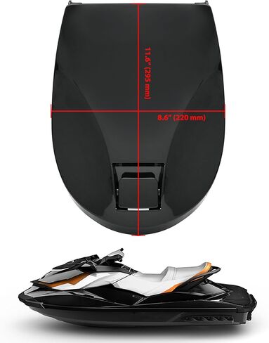 سوتفز قفاز بوكس ​​بوكس ​​غطاء وقمة مزلاج ل Sea-Doo GTI SE 155 130 GTS Wake 2006-2011 ، استبدل #291002249 ، 269500553 in Kuwait