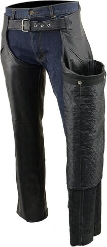 Milwaukee Leather Men للرجال المبطن حراريًا متميزًا للدراجات النارية ، فصول الدراجات النارية الفاصلة - صغيرة - صغيرة in Saudi Arabia