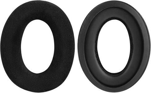 وسائد أذن بديلة من القطيفة المريحة من Geekria لسماعات Sennheiser HD598، HD598SE، HD598CS، HD595، HD599، HD599 SE، وسائد أذن لسماعات الرأس، وأجزاء إصلاح غطاء أكواب الأذن (بني) in Kuwait