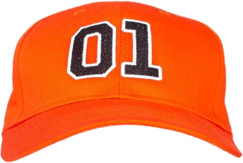 Dukes of Hazzard 01 Orange Diball Cap Cap (البالغين ، قابلون للتعديل) in Saudi Arabia