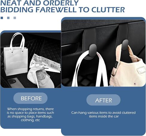 SLIMI 1 PC Car Co-Pilot Glovebox Hook, PU Leather Front Passenger Glove Box Hook, Universal Self-Adhesive Glove Box Organizer, for Wallets, for Wallets, Bags, Umbrella Hanging (Black #02) in Saudi Arabia