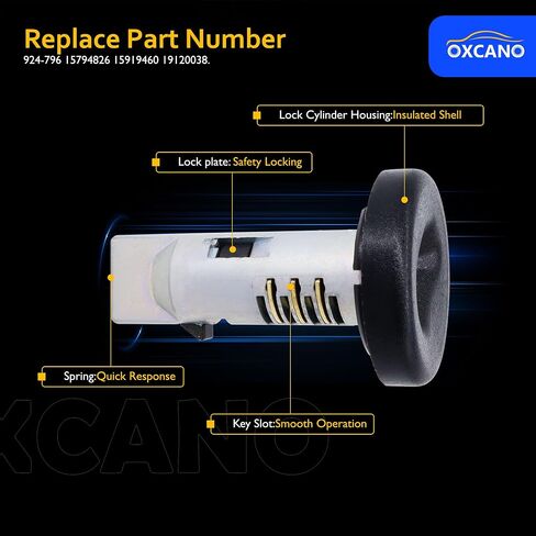 924-796 Ignition Switch Lock Cylinder with 3 Keys Compatible with 2007-2014 Chevy Silverado1500 2500 3500 Suburban Tahoe Avalanche GMC Sierra Yukon Denali Express Savana Cadillac Buick (No Chip) in Saudi Arabia