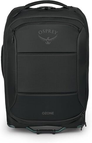 Osprey Ozone 2-Wheel Carry-On - Lightweight Carry-On Luggage with Oversized Wheels and Trolley Handle - Rolling Travel Suitcase for Air Travel, Overhead Compartments and Weekend Trips, Black in Saudi Arabia
