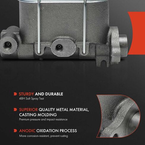 A-Premium Brake Master Cylinder مع خزان ومستشعر متوافق مع سيارات كاديلاك-إلدورادو 1976-1978 ، فليتوود 1976 in Saudi Arabia