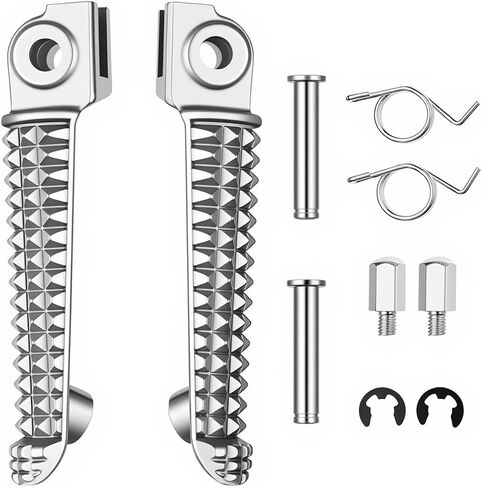 Footpegs New Black Front Footrests Foot Pegs For Yamaha YZF R6 1999-2017 R6S 2003-2008 in Saudi Arabia