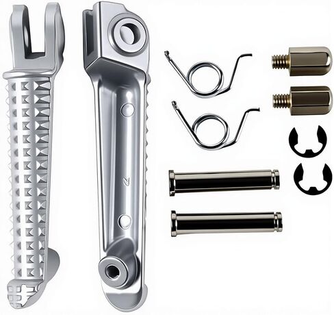 Footpegs New Black Front Footrests Foot Pegs For Yamaha YZF R6 1999-2017 R6S 2003-2008 in Saudi Arabia