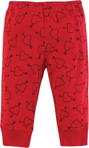 Hudson Baby Unisex Baby Cotton Bodysuit and Pant Set, Peace Love Flowers Short Sleeve, Newborn in Kuwait