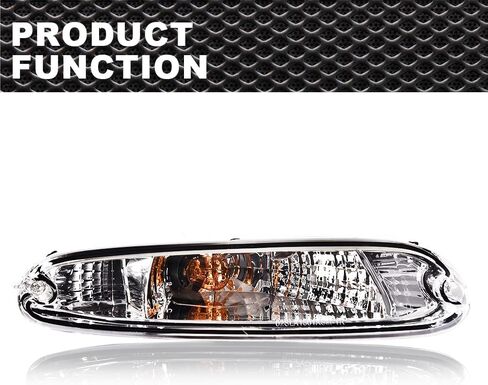 PIT66 Front Bumper Turn Signal Lights, Compatible with Mazda MX-5 Miata 1990 1991 1992 1993 1994 1995 1996 1997 W/Bulbs Clear Lens 8BN151060 8BN151070 Halogen Clear Lens in Saudi Arabia