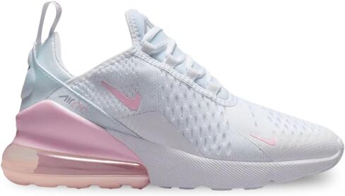 Nike Air Max 270 Big Kids 'Shoes (943345-122 ، الرغوة الرمادية البيضاء/الخفيفة/الوردي) in Saudi Arabia